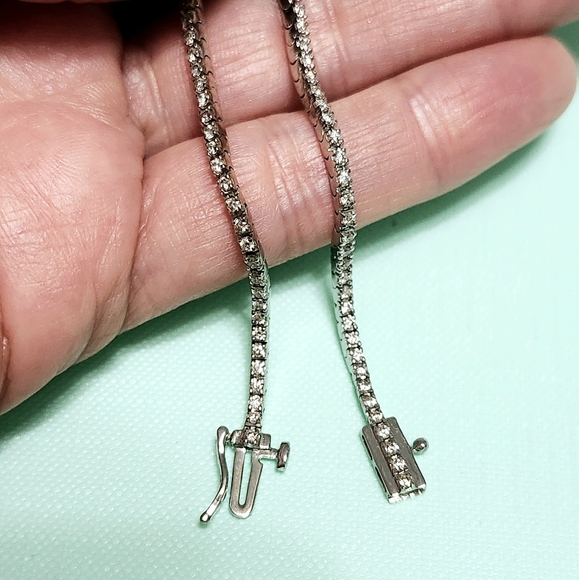 1.00 ct Diamond 10K Gold Bracelet Certificate - Picture 8 of 17